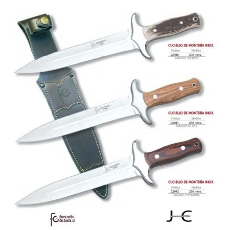 Cuchillos de montería caza Flores Cortés