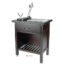 Mesa jamonera hosteleria 80 por 60 cm Buarfe con jamonero 14045