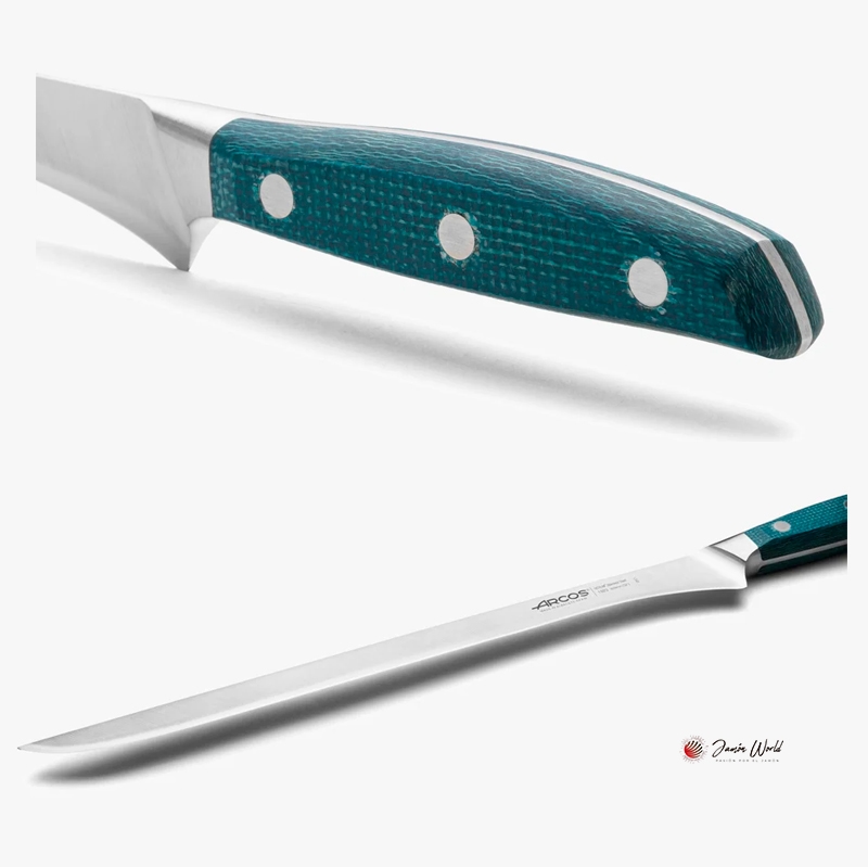 detalles Cuchillo jamonero Arcos Brooklyn 192323 de 300 mm