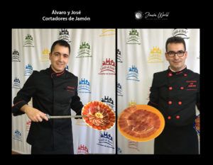 Alvaro y José cortadores de jamón ciudad real