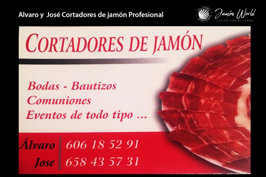 Alvaro y José cortadores de jamón ciudad real