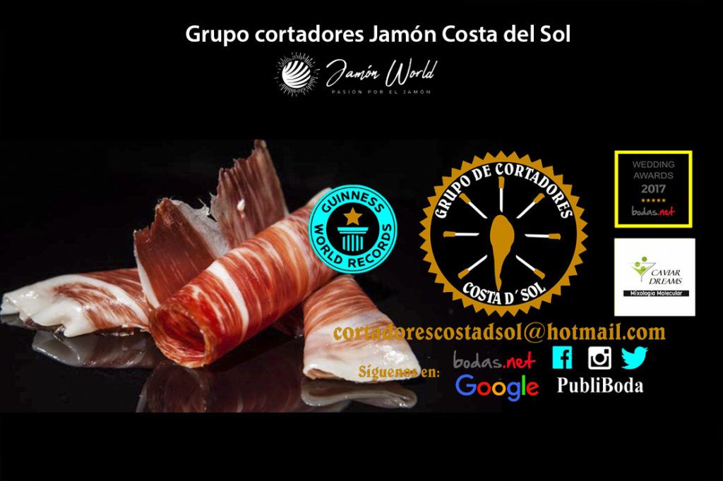 Grupo cortadores de jamón Costa del Sol Málaga