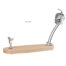 Jamonero plegable giratorio haya natural 1083 Buarfe