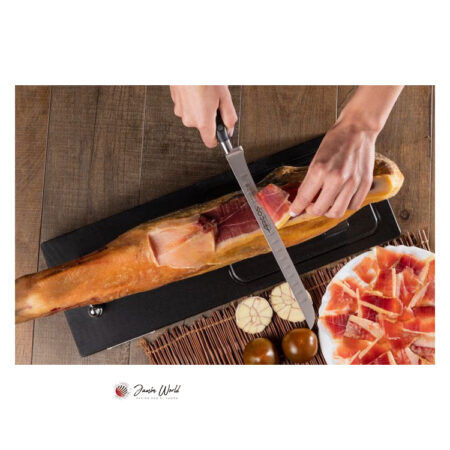 Cuchillo Arcos Riviera detalles jamon