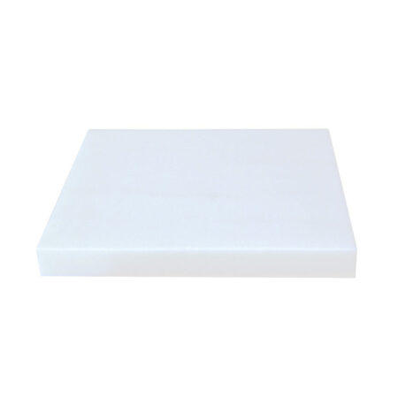 Plancha carnicería de fibra de corte fibra 45x45x5 cm blanca ref 18002