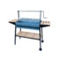 Barbacoa curva con cadenas baldas madera 33742