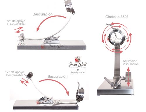 Cómo usar un jamonero giratorio y basculante